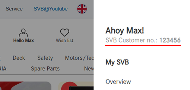 Customer number
